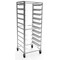 Lockwood Manufacturing Full Height 10 Tray Rack, Adjust Slides, 6" Centers, 17"-23" Wide Pans RR69-UA10 - alternate 1
